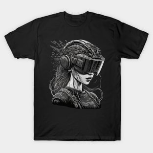 Cyberpunk VR Girl T-Shirt